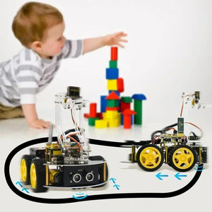 Keyestudio 4WD Mechanical Arm Robot Smart Car for Arduino - OpenELAB