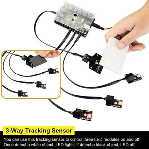 Keyestudio EASY PLUG Robot 3-way Line Tracking Sensor - OpenELAB