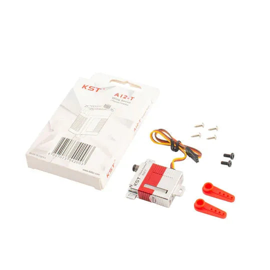 KST A12-T HV Mini Coreless Metal Gear Contactless Magnetic Sensors Servo 20.0Kgf.cm 0.12sec-1