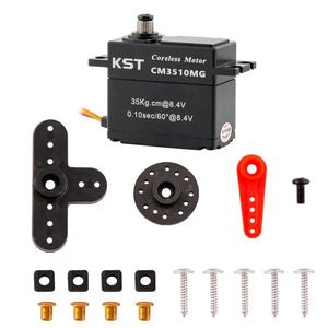 KST CM3510MG Coreless DC Motor Metal Gear Servos IP65 Waterproof 35Kgf.cm 0.10sec-7