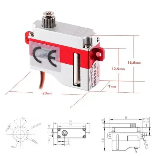 KST X06H V6.0 HV Digital Metal Gear Micro Servo 1.8Kgf.cm 0.07sec-2