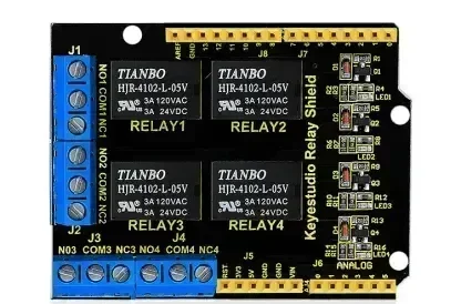 Keyestudio 4 channel 5V Relay Shield module for Arduino UNO R3 - OpenELAB