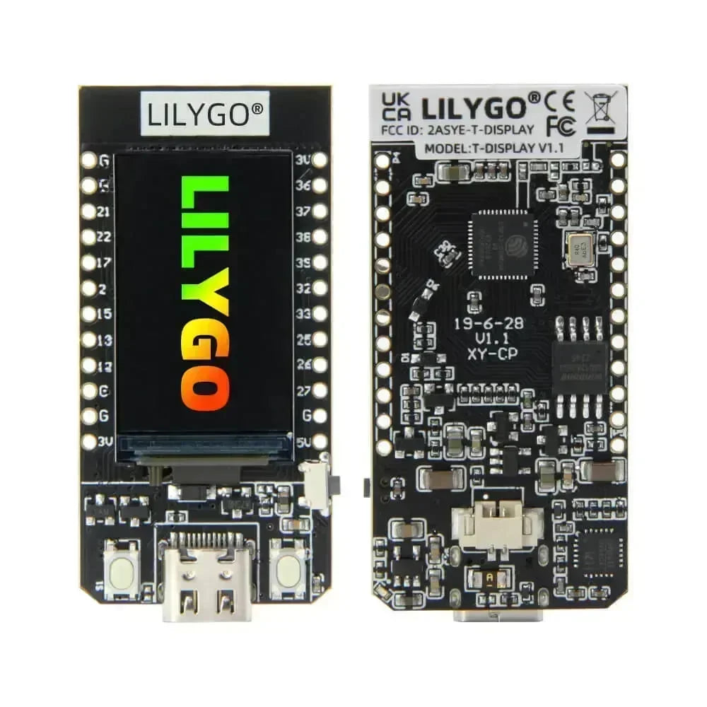 LILYGO T-Display ESP32 WiFi BLE 1,14 inch ST7789V ontwikkelbord