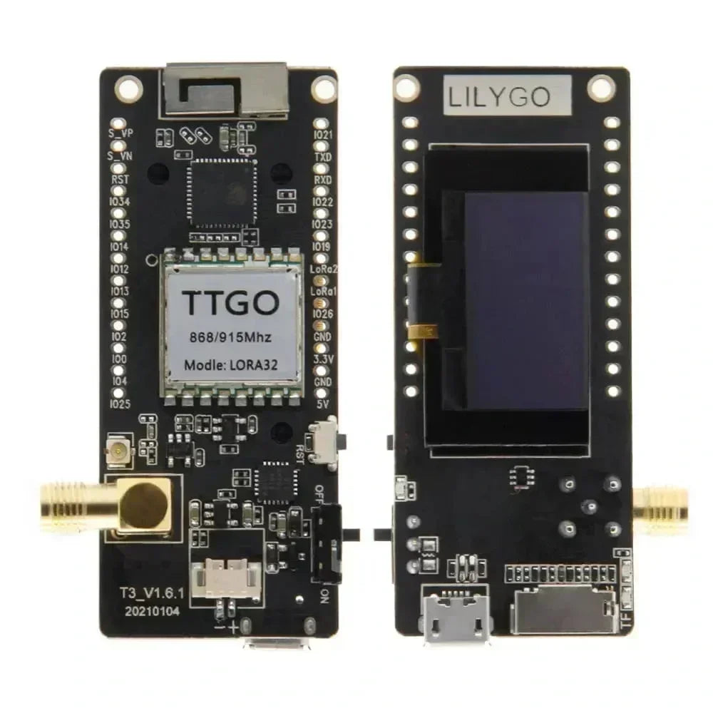 LILYGO LoRa32 V2.1 ESP32 433/868/915MHZ 0.96 Inch OLED WIFI SD Card-1