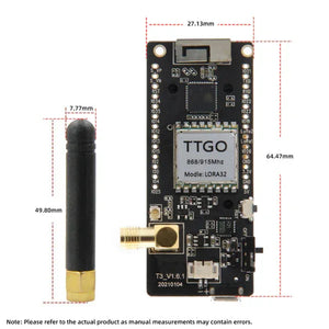 LILYGO LoRa32 V2.1 ESP32 433/868/915MHZ 0.96 Inch OLED WIFI SD Card-6