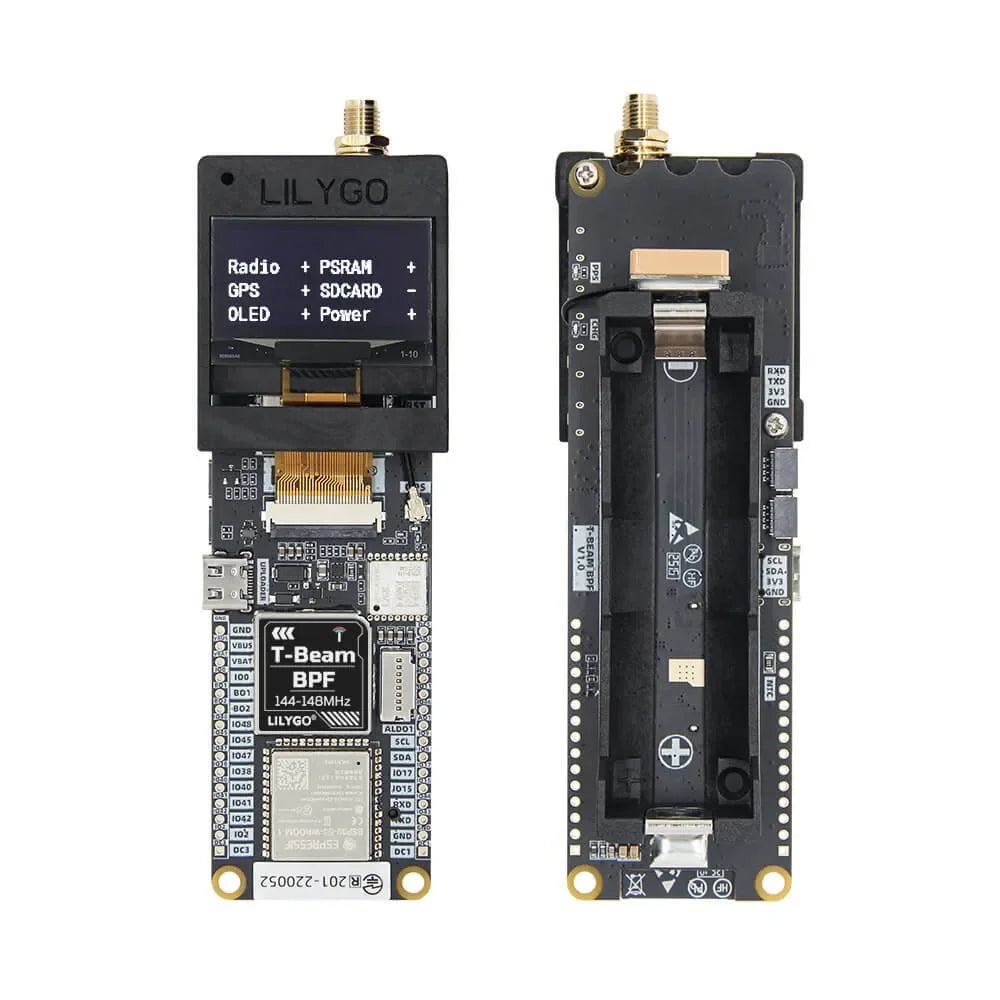 LILYGO T-Beam BPF LoRa receiving and sending SX1278 BPF (144-148 MHZ)-1