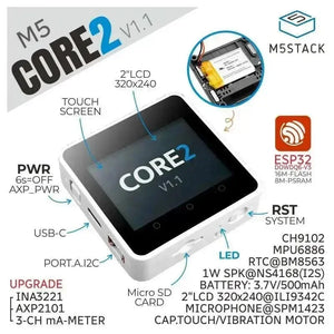 M5Stack Core2 ESP32 IoT Development Kit V1.1-3