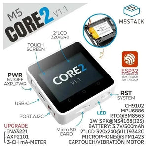 M5Stack Core2 ESP32 IoT Development Kit V1.1-3