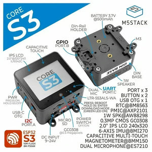 M5Stack CoreS3 ESP32S3 loT Development Kit-2