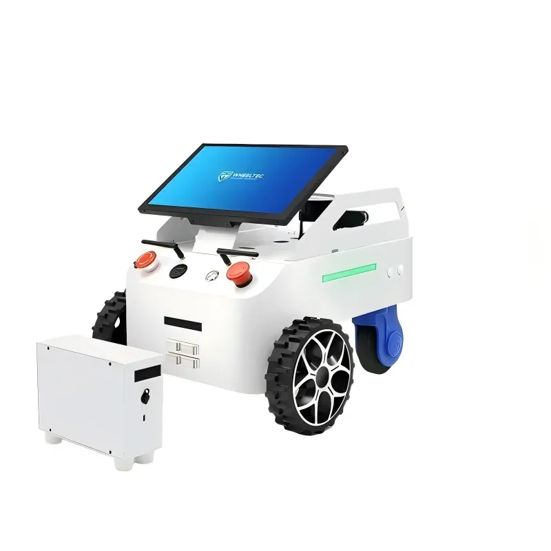 Kit rasaerba Wheeltec V650 ROS RPi5 M10P Telecamera stereo Ricarica automatica TouchUI