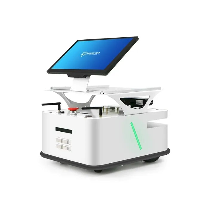 Wheeltec S100 Robot di Servizio Ricarica Automatica 14 Touch RPi5 8GB M10P