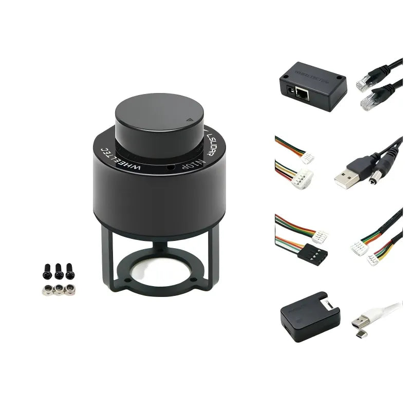 Wheeltec Leishen N10P LiDAR Ethernet Adapter Serial 32mm Bracket