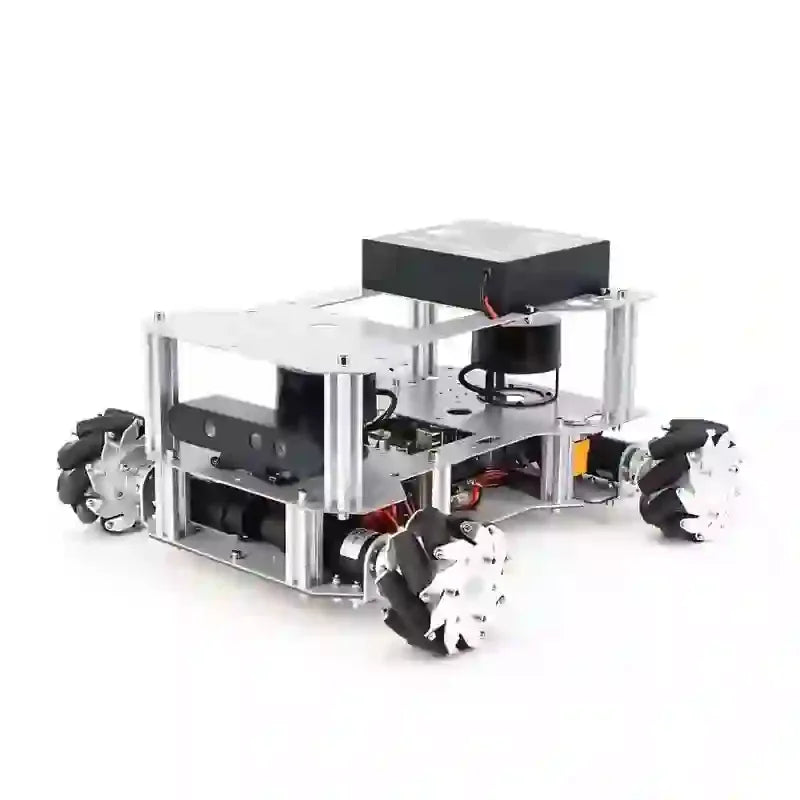 Wheeltec Mecanum SLAM ROS Robot con Doppio LiDAR e Raspberry Pi 5 8GB