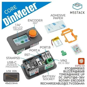 M5Stack Din Meter w/ M5StampS3 - OpenELAB