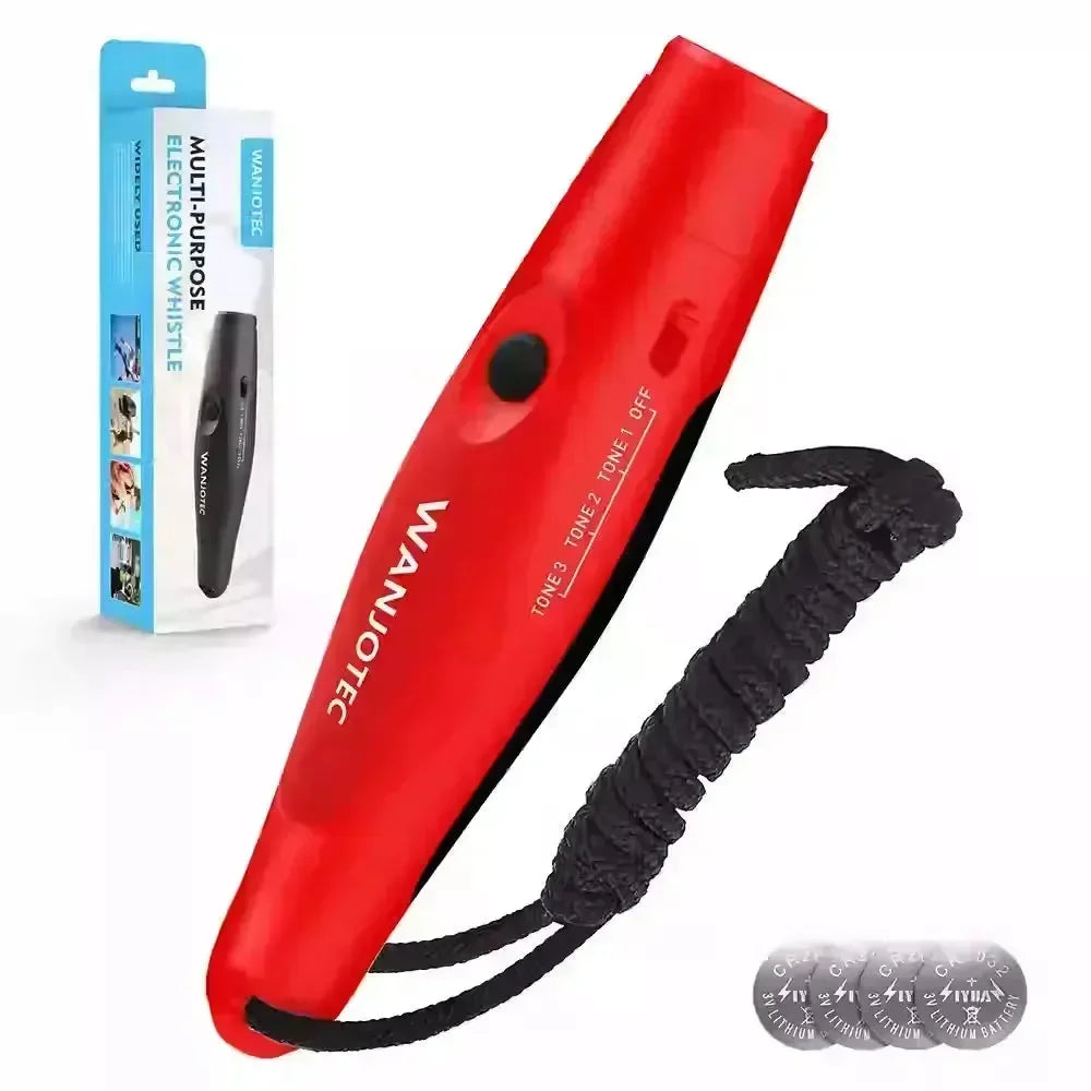 Los silbatos electrónicos más ruidosos 3 tonos Silbato de alto volumen Rescate de emergencia