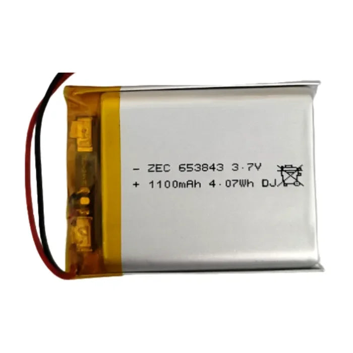OpenELAB 653843 1100mAh Polymer Lithium Battery 3.7V