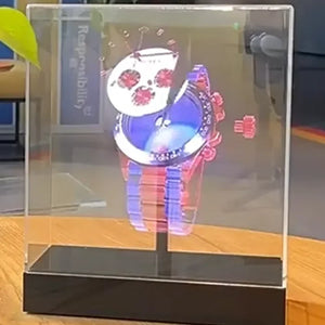 OpenELAB Handhold HOLOGRAPHIC BOX Fan Display 149 LED Beads-8