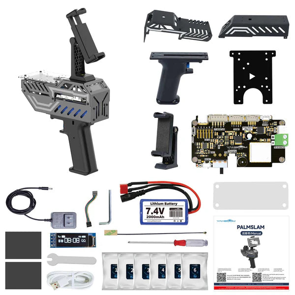 Yahboom PALMSLAM Handheld LiDAR Scanner for mapping (Lidar Optional)