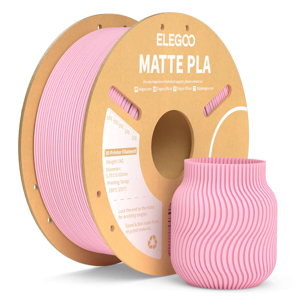 ELEGOO PLA Matte Sakura Pink Filaments 3D Printer Consumables 1KG 1.75mm for FDM 3D printer