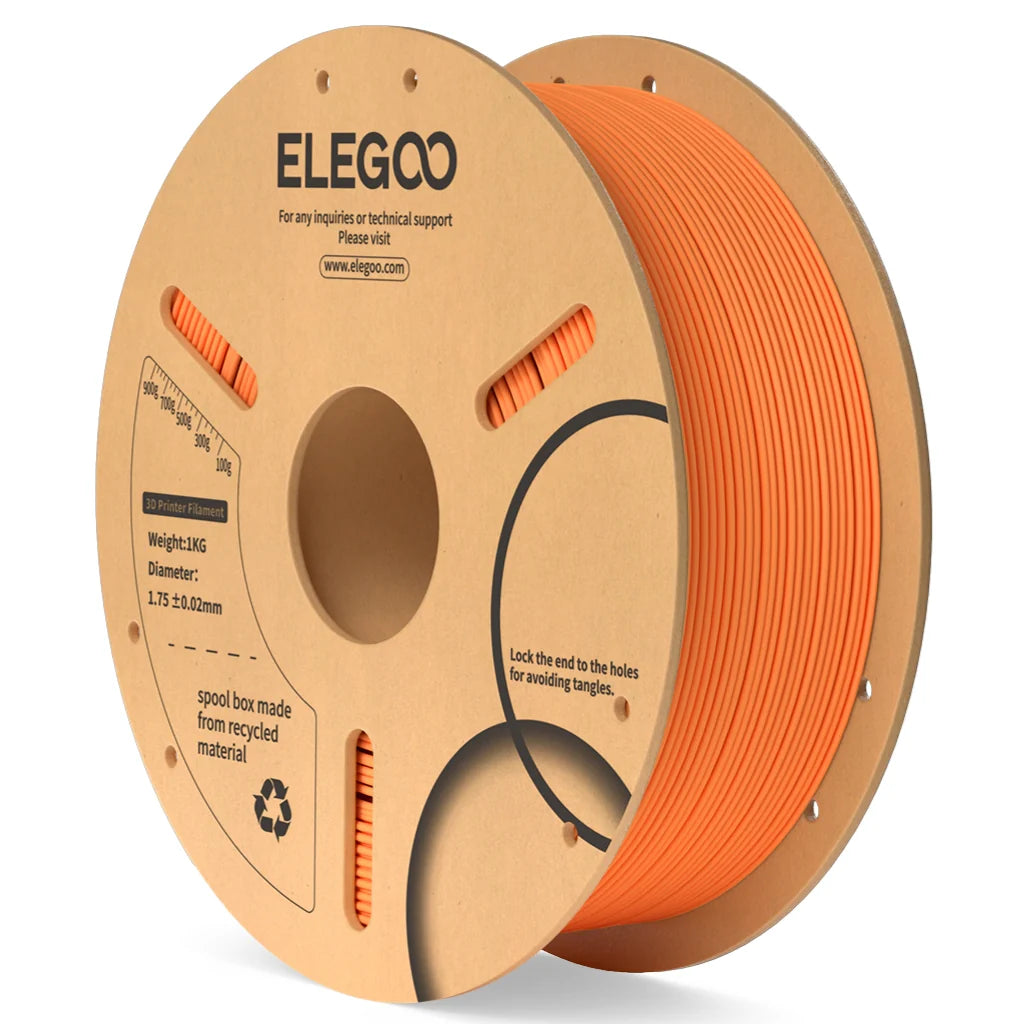 Consumibles para impresora 3D ELEGOO PLA filamento naranja 1KG 1.75mm para impresora 3D FDM