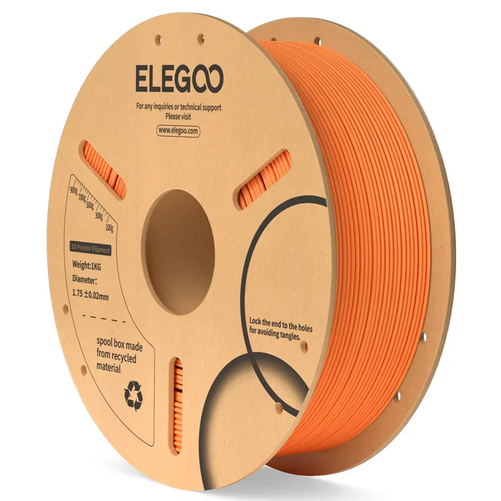 ELEGOO PLA Orange Tråde 3D-printer Forbrugsvarer 1KG 1,75mm til FDM 3D-printer