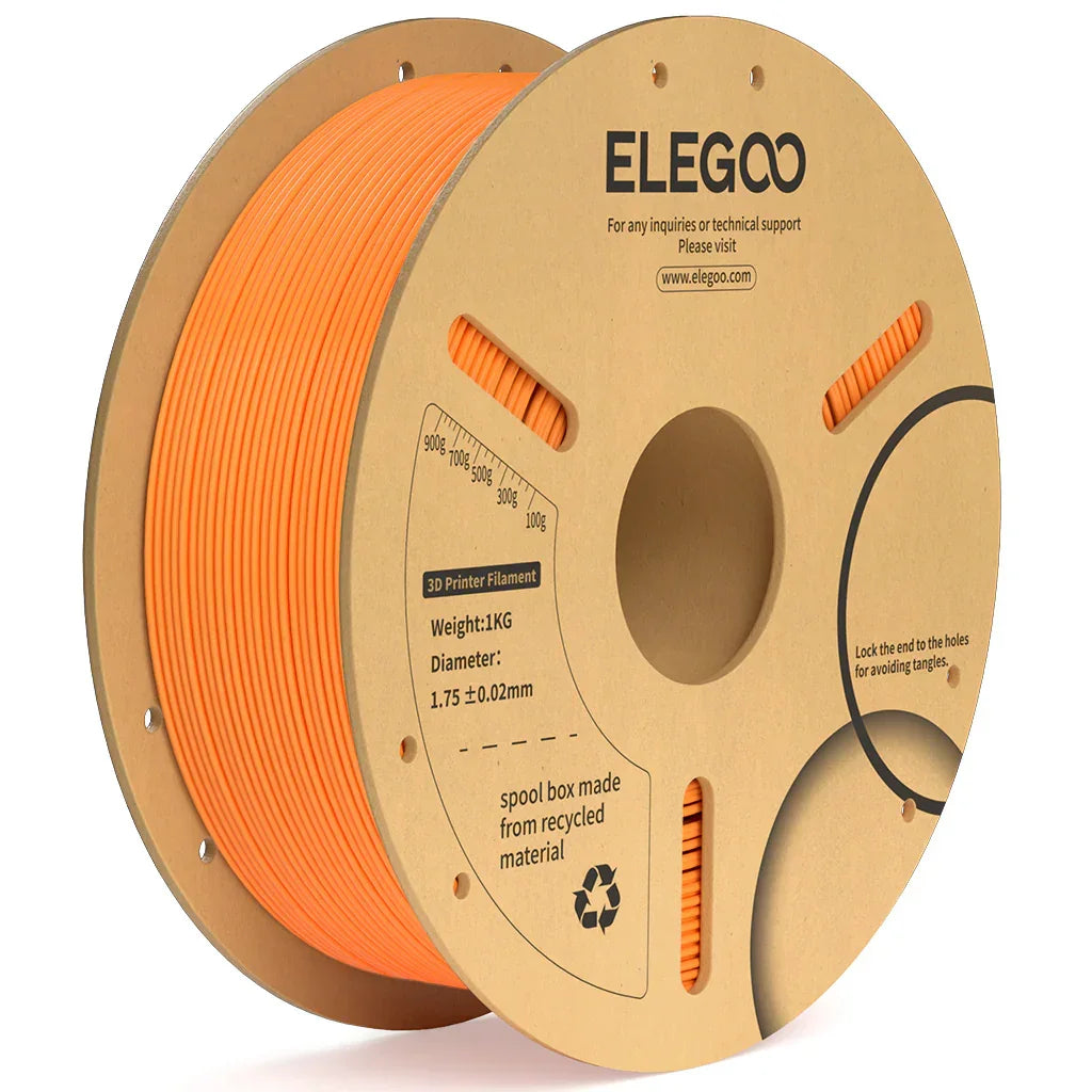 ELEGOO PLA Plus Orange Tråde 3D-printer Forbrugsvarer 1KG 1,75mm til FDM 3D-printer