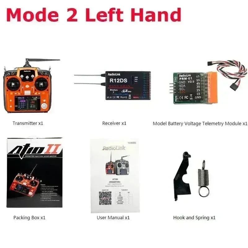RadioLink AT10 II 2.4Ghz 10CH RC Transmitter - OpenELAB