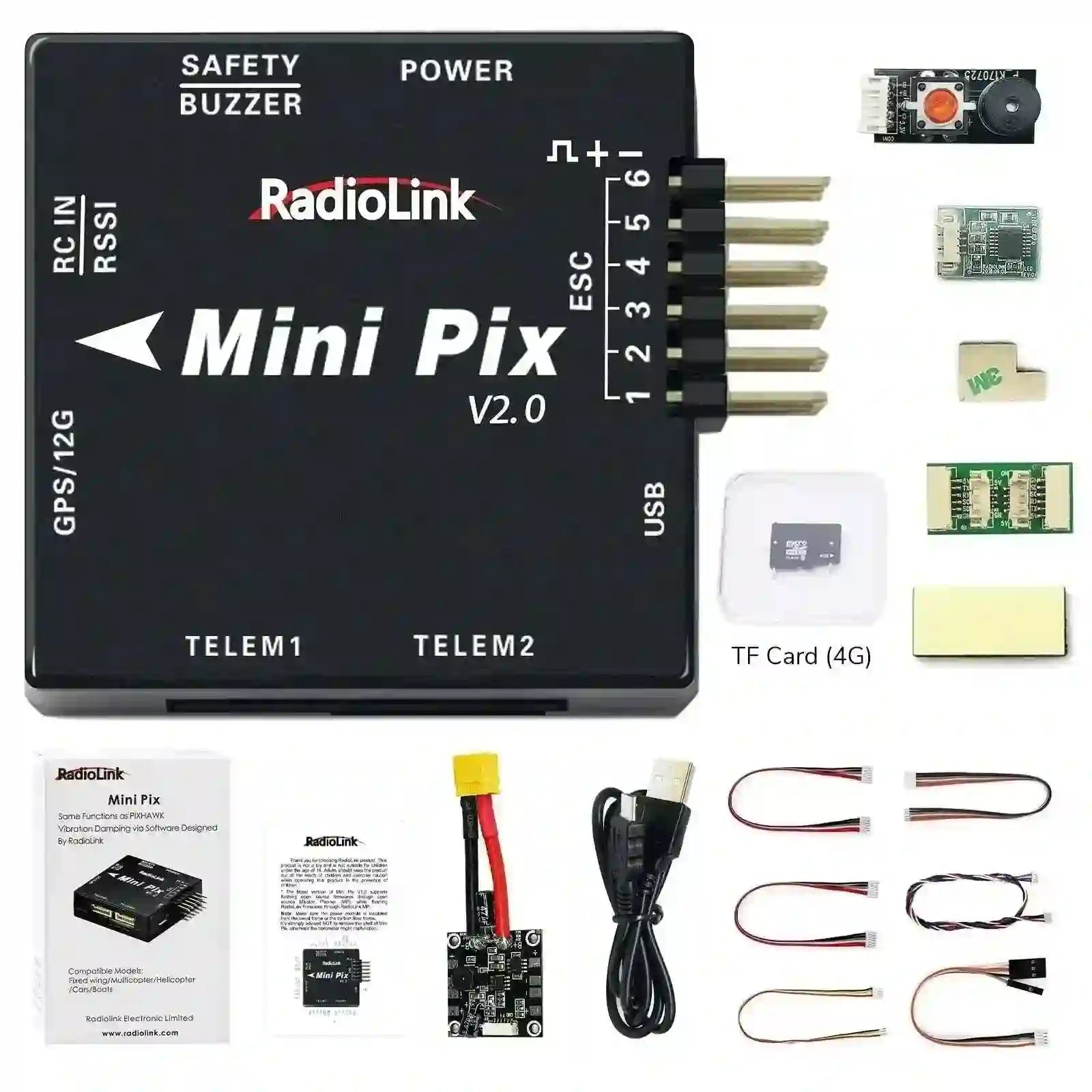 Radiolink Mini PIX V1.2 Flight Controller M10N GPS