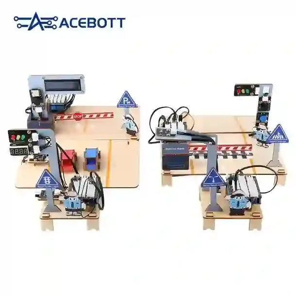 ACEBOTT Easy-Plug STEM School Intelligent Transportation Kit