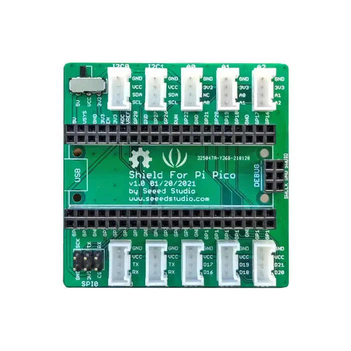 Seeed Studio Grove Shield for Pi Pico All Female Headers Output-2