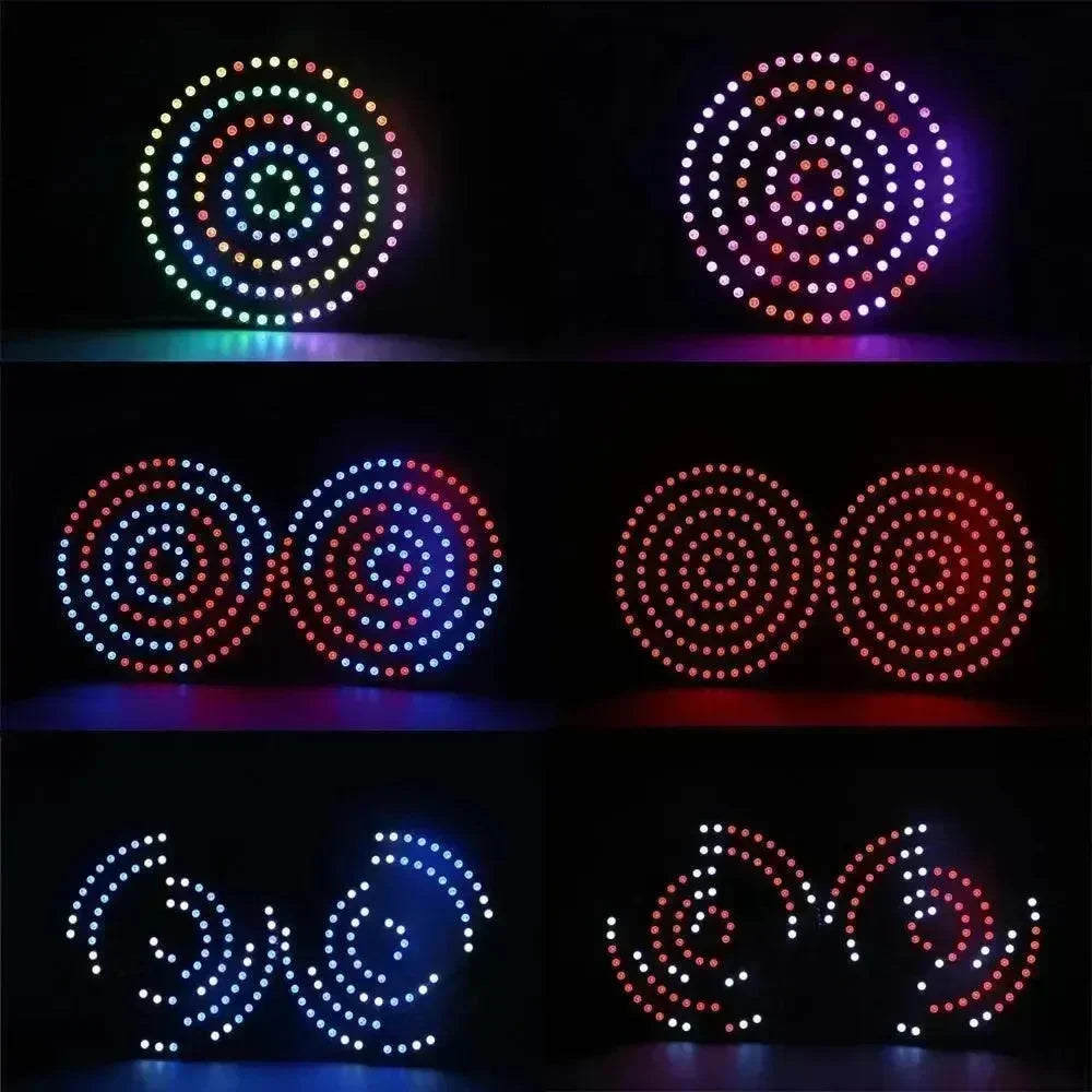 WS2812b Led ring Addressable 8/16/24/35/45Leds 5050 RGB Led Diode Ring Color IC Built-in LED - OpenELAB