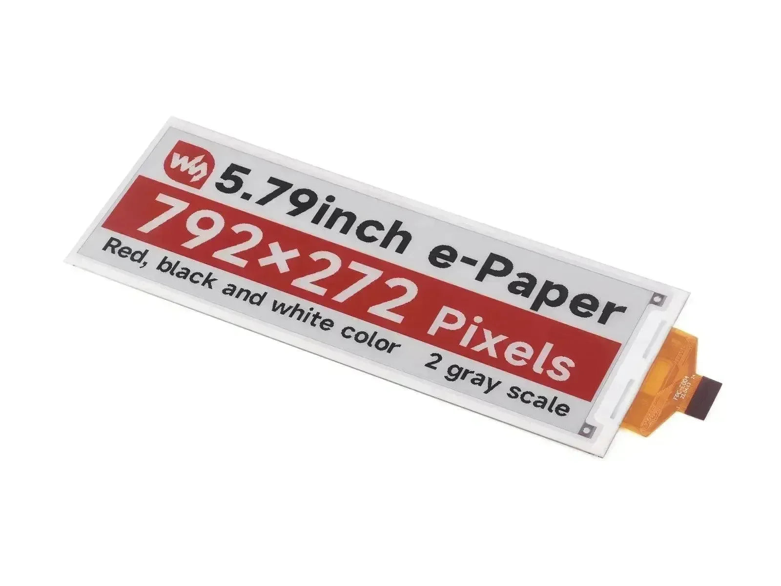 Waveshare 5.79 inch 3 Color Raw E-Ink Display 792x272 E-Paper - OpenELAB
