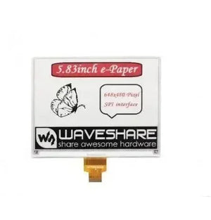 Waveshare 5.83 inch 3 Color Raw E-Ink Display 648x480 E-Paper - OpenELAB