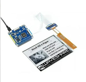 Waveshare 6 inch E-Ink Display 1448x1072 E-Paper with Hat - OpenELAB