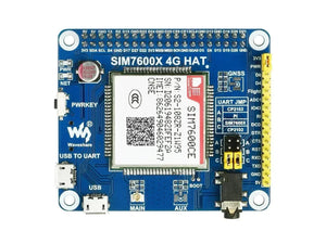 Waveshare SIM7600CE-CNSE 4G HAT for Raspberry Pi 4G 3G 2G GNSS - OpenELAB