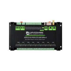 Waveshare ESP32‑S3 8‑CH WiFi Relay Module-PoE Ethernet port-2