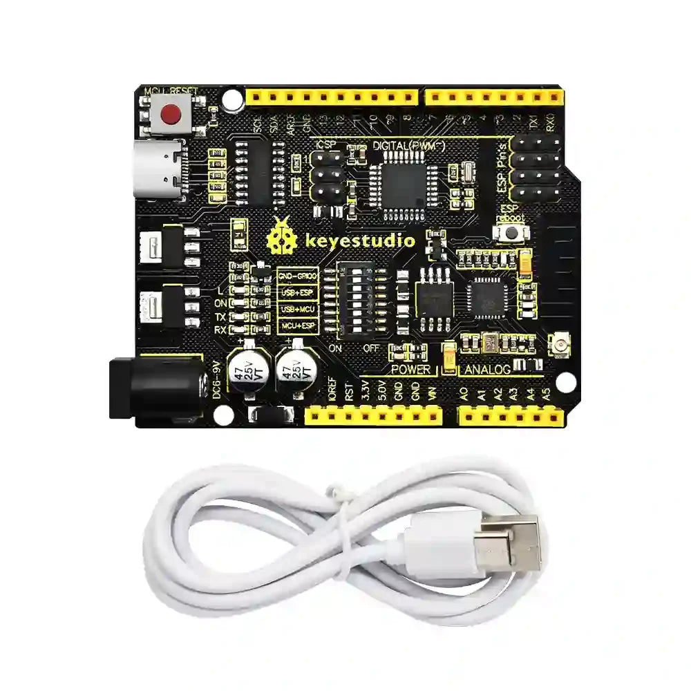 Carte de contrôle principale KeyeStudio 328 WIFI PLUS ESP8266+UNO R3