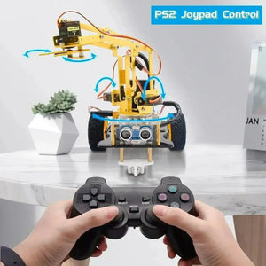 Keyestudio 4DOF Mechanical Arm Robot Car Learning Starter Kit - OpenELAB