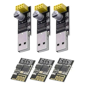 ESP8266 ESP-01S with USB adapter Wlan WiFi module - OpenELAB