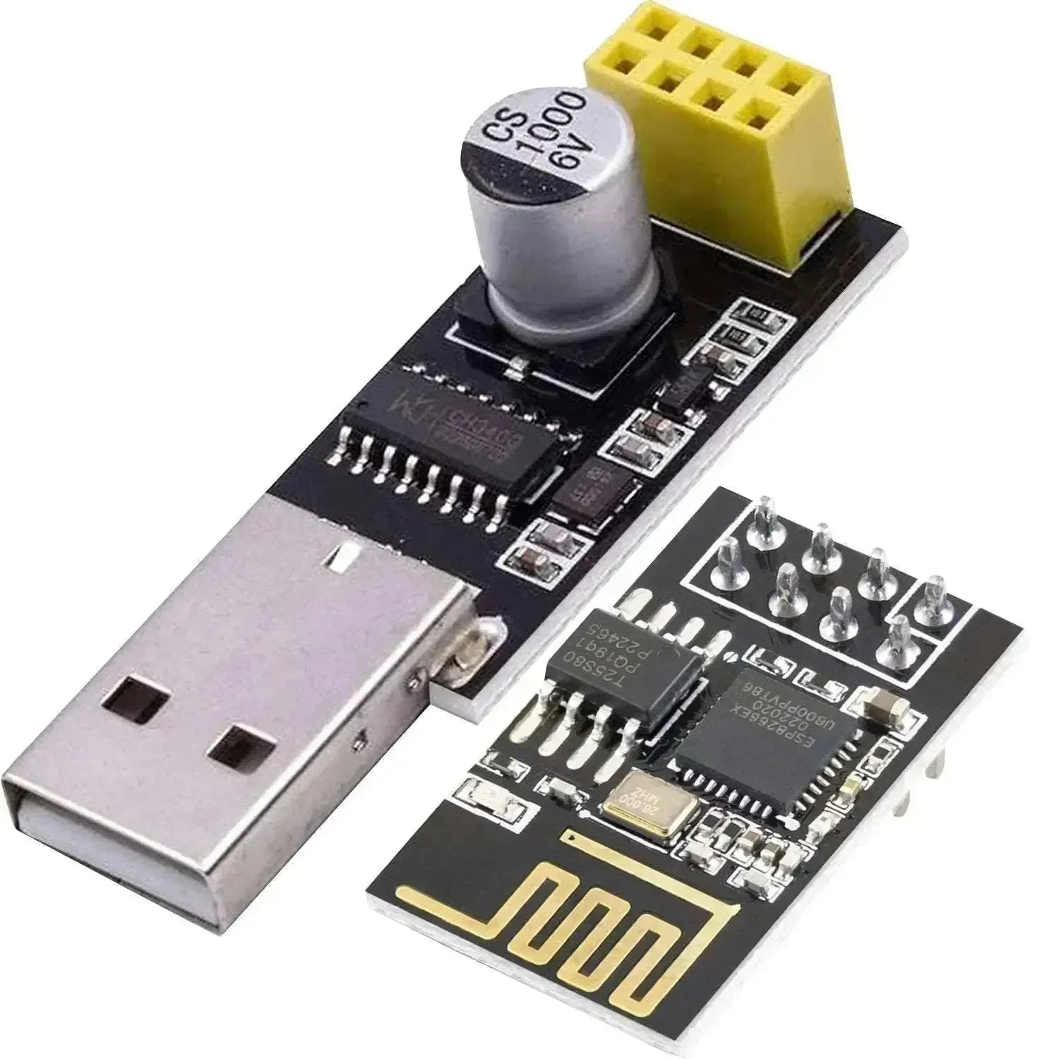 ESP8266 ESP-01S with USB adapter Wlan WiFi module - OpenELAB