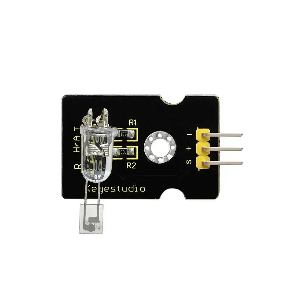 Módulo Sensor de Monitor de Pulso y Frecuencia Cardíaca con Sonda de Dedo KeyeStudio