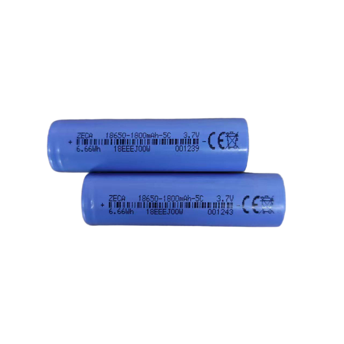 OpenELAB 2-pack 5C INR 18650 akku 1800mAh 3.7V Max 9A ulostulo