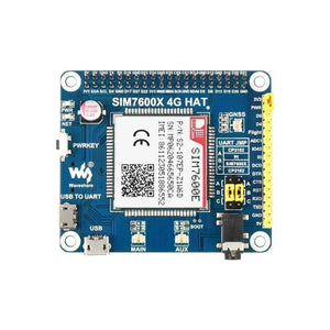 Waveshare SIM7600E LTE Cat-1 HAT angled view