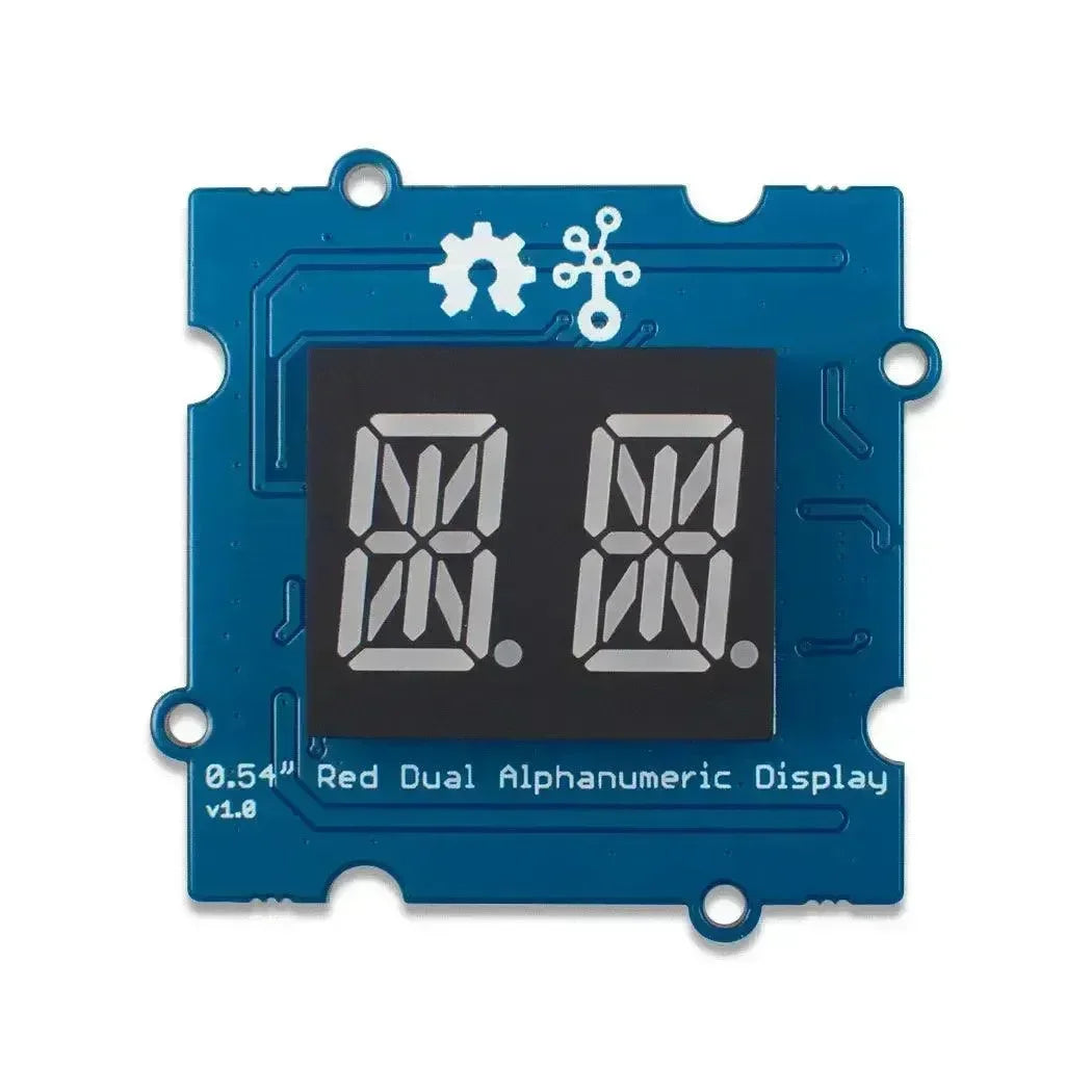 Grove 2 Digit Red Dual Alphanumeric Display Nixie Tube - OpenELAB