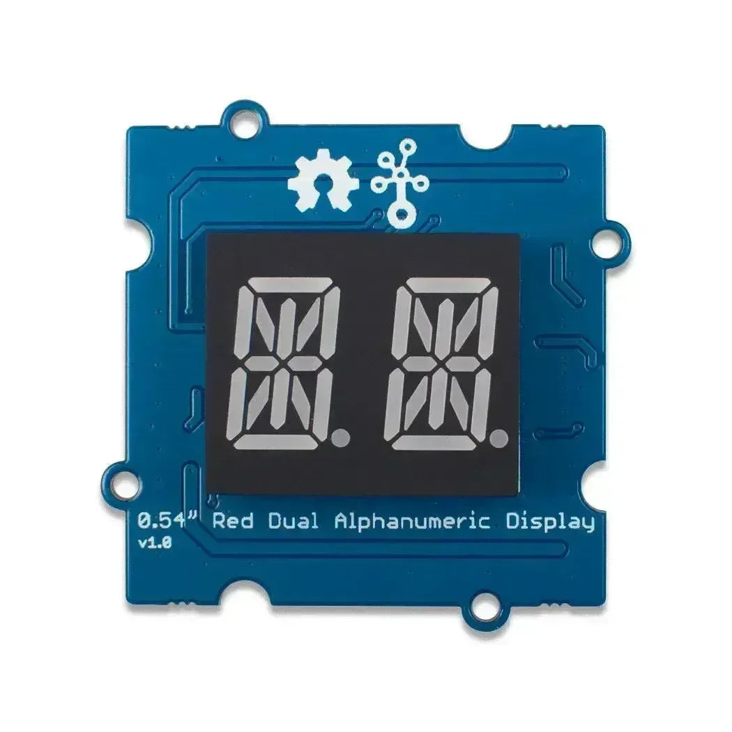Grove 2 Digit Red Dual Alphanumeric Display Nixie Tube - OpenELAB