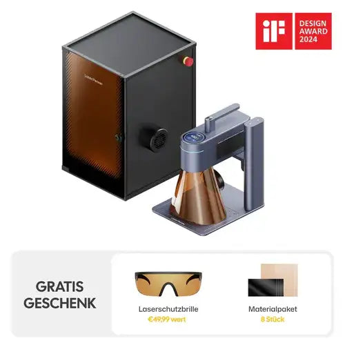 LaserPeaker LP4 - Verdens første dobbelt-laser graveringsmaskine