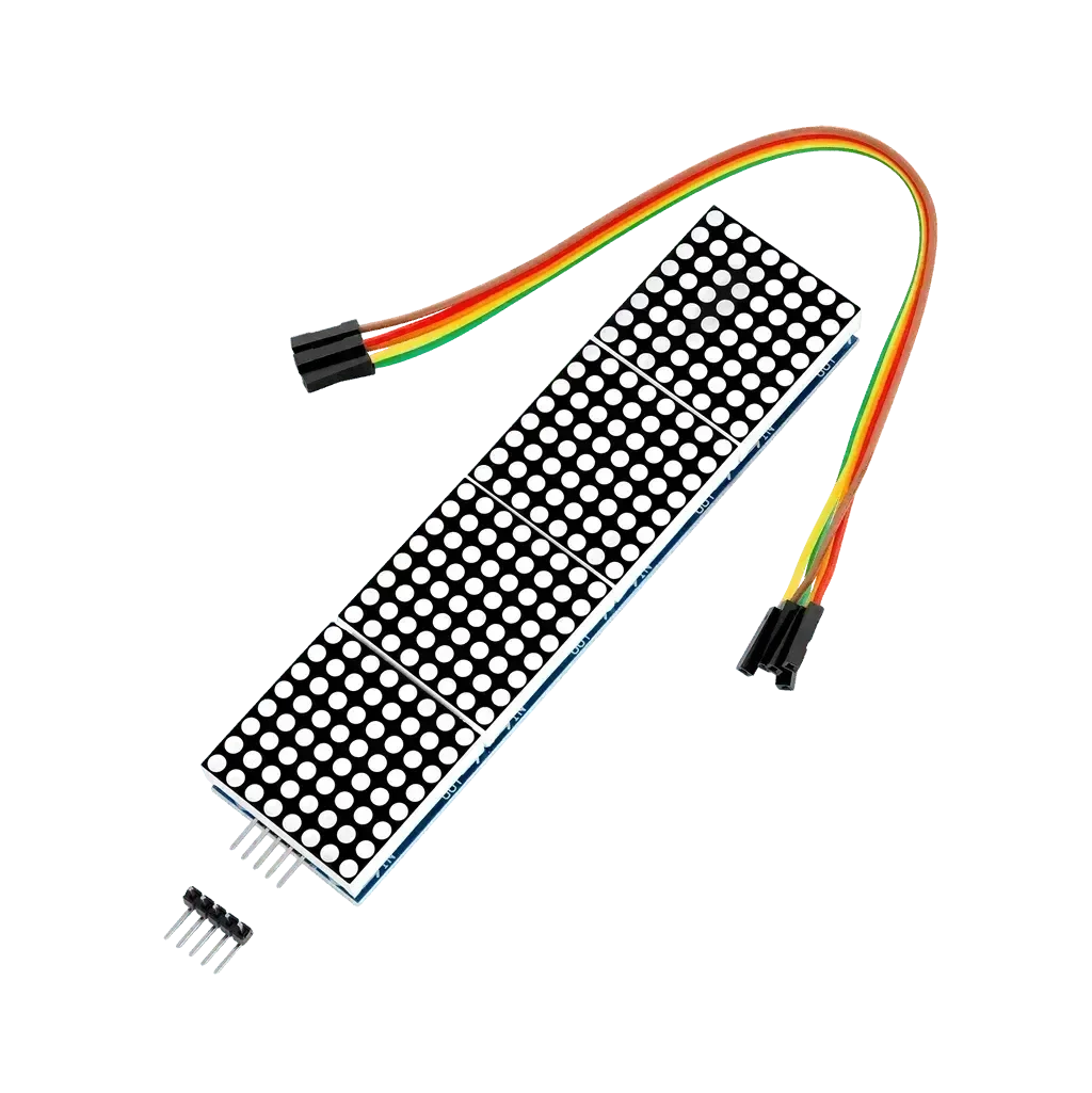 MAX7219 8x32 4 in 1 Dot Matrix LED Display Module - OpenELAB