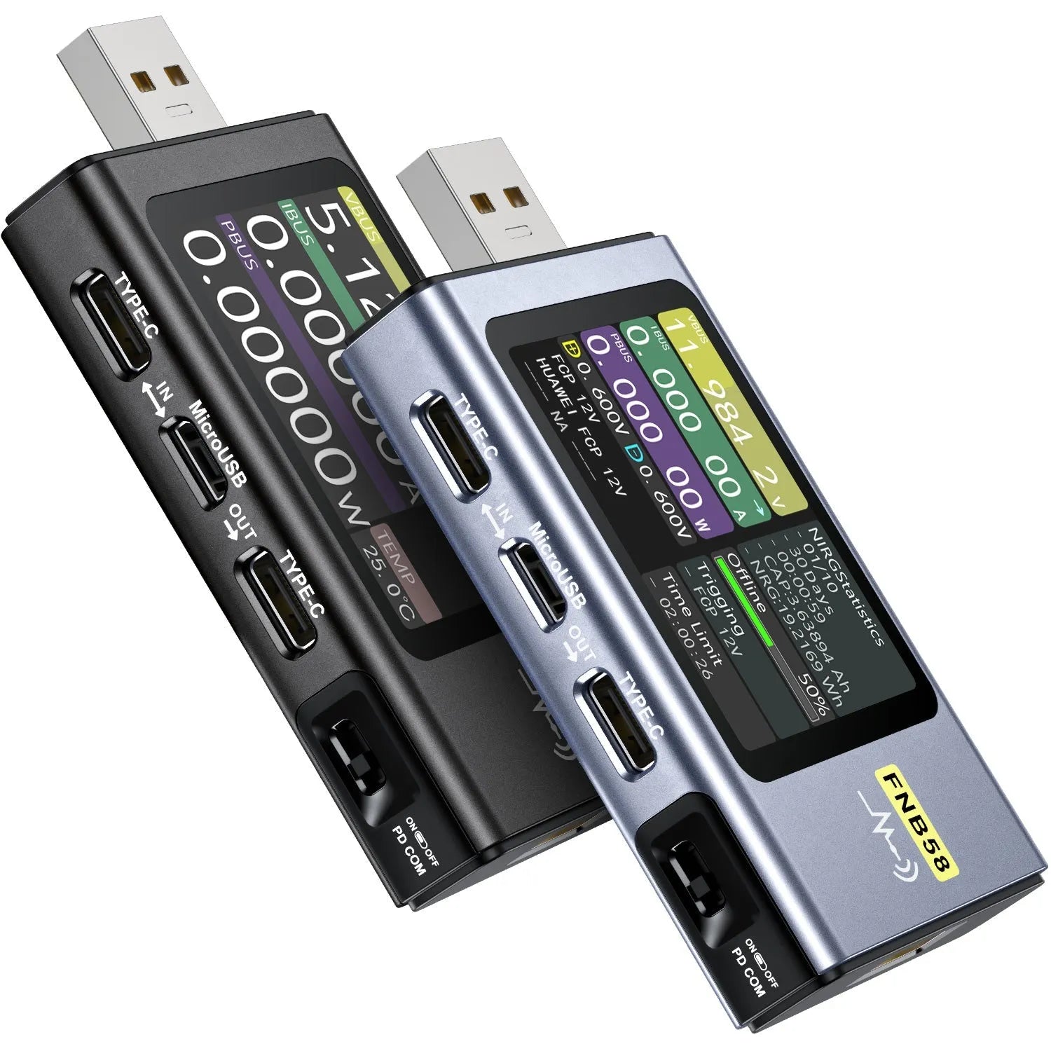 FNIRSI FNB58 USB-C Fast Charge Tester 28V 7A 140W