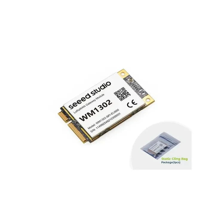 Seeed Studio WM1302 LoRaWAN Gateway Module SPI EU868 white background front product image