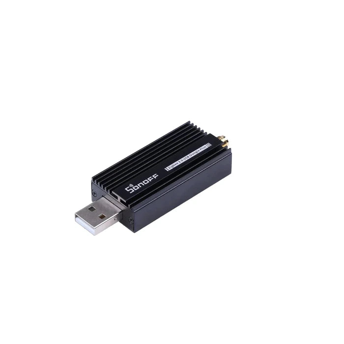 Seeed Studio Sonoff ZBDongle-E white background angled front image